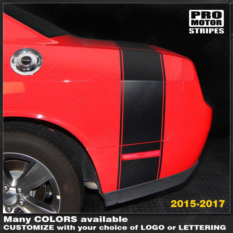 Dodge Challenger 2008 - 2023 Super Bee Style Rear Stripes - Speedlogix