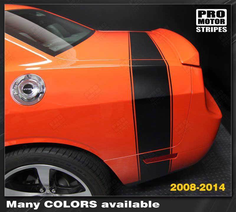 Dodge Challenger 2008 - 2023 Super Bee Style Rear Stripes - Speedlogix