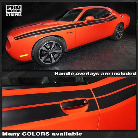Dodge Challenger 2011 - 2023 Factory Style Dual Side Stripes - Speedlogix
