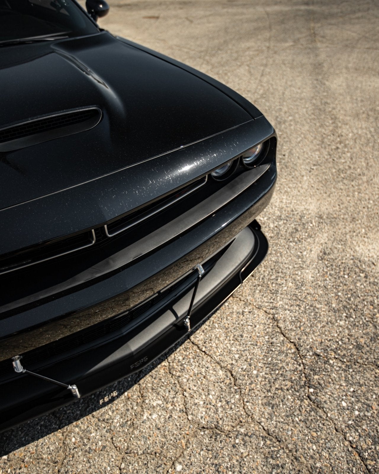 Dodge Challenger (2015 - 2024) Front Splitter Front Splitter V1 (GT, R/T, Scat Pack) - Speedlogix