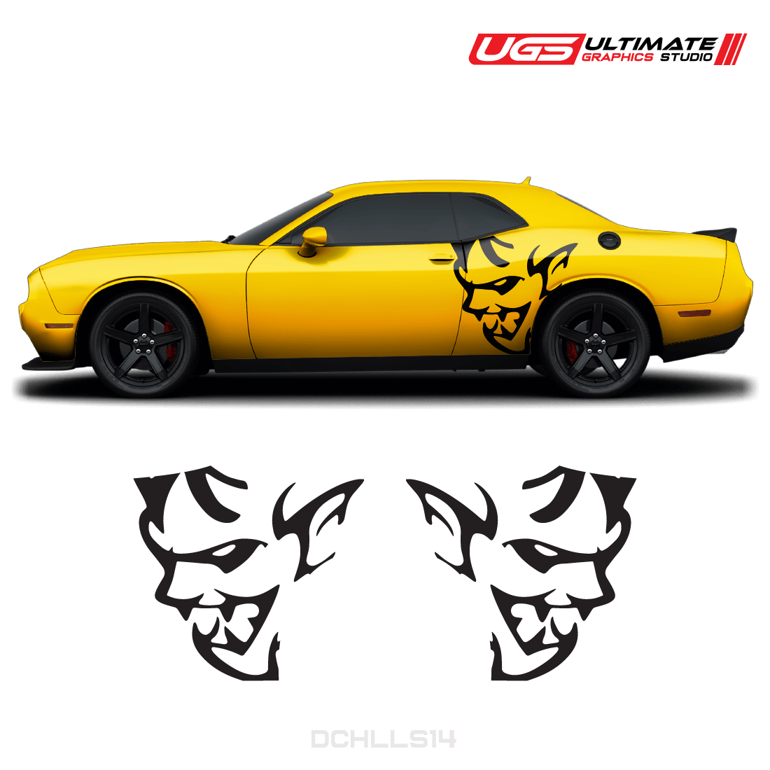 Dodge Challenger Demon Side Graphics - Speedlogix
