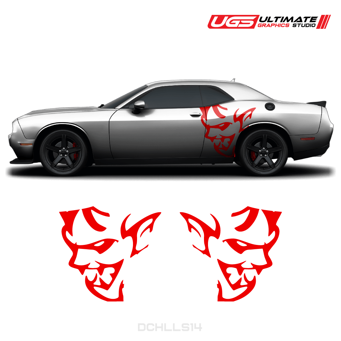 Dodge Challenger Demon Side Graphics - Speedlogix