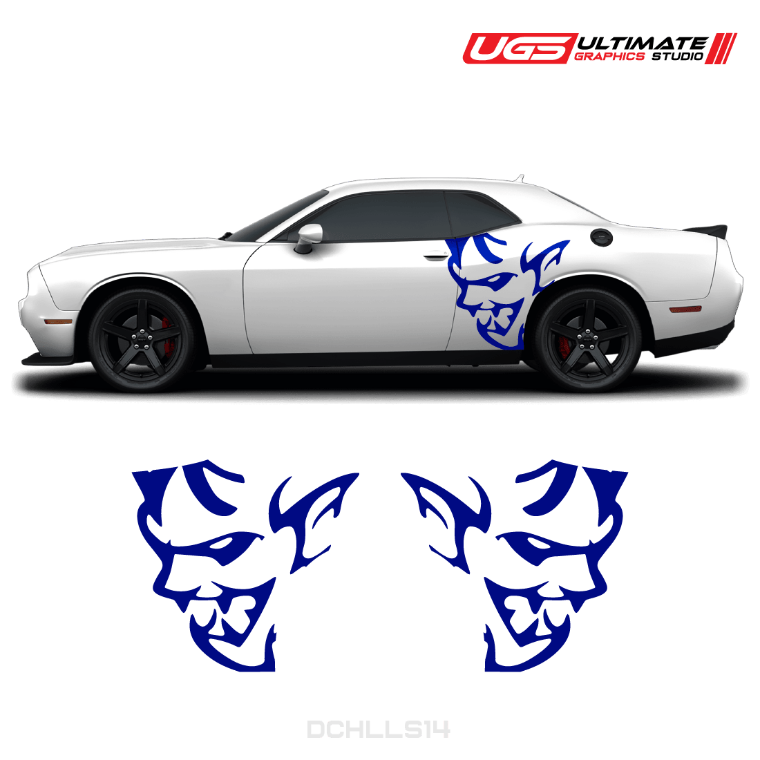 Dodge Challenger Demon Side Graphics - Speedlogix