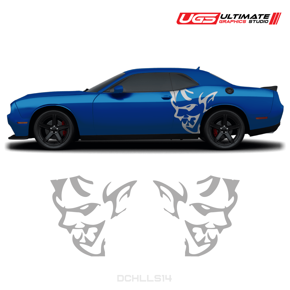 Dodge Challenger Demon Side Graphics - Speedlogix