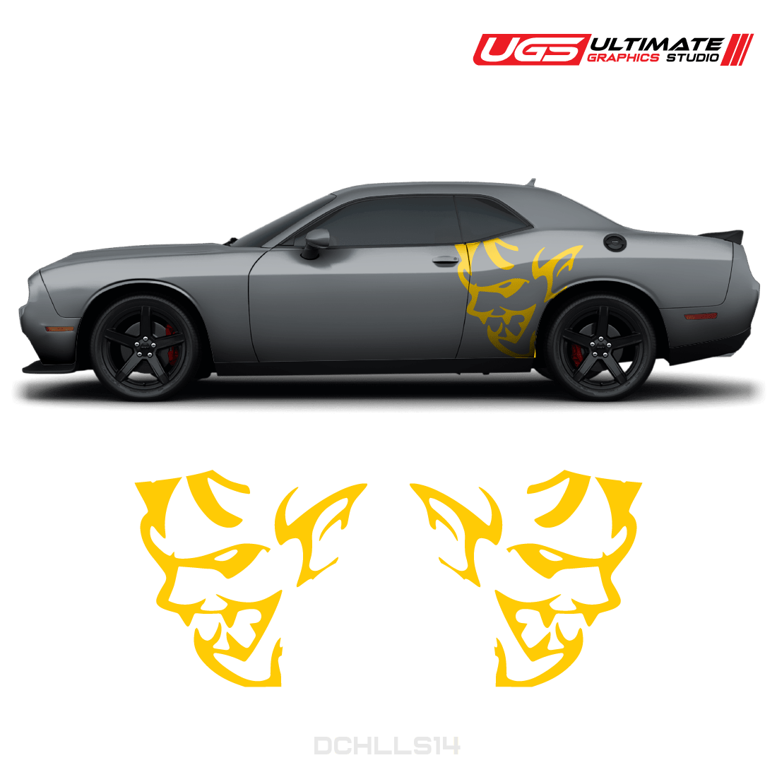 Dodge Challenger Demon Side Graphics - Speedlogix