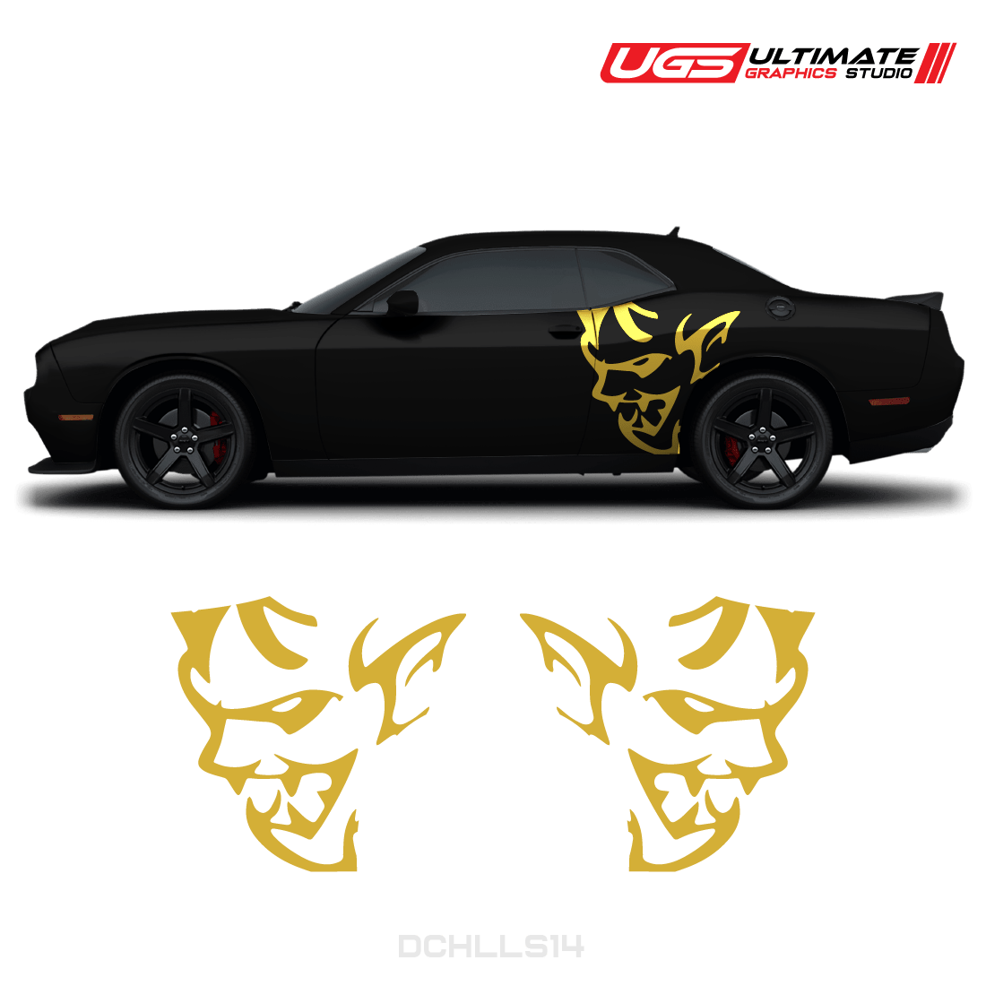 Dodge Challenger Demon Side Graphics - Speedlogix