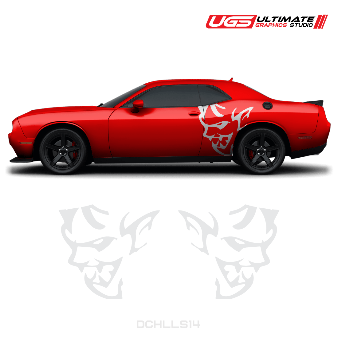 Dodge Challenger Demon Side Graphics - Speedlogix