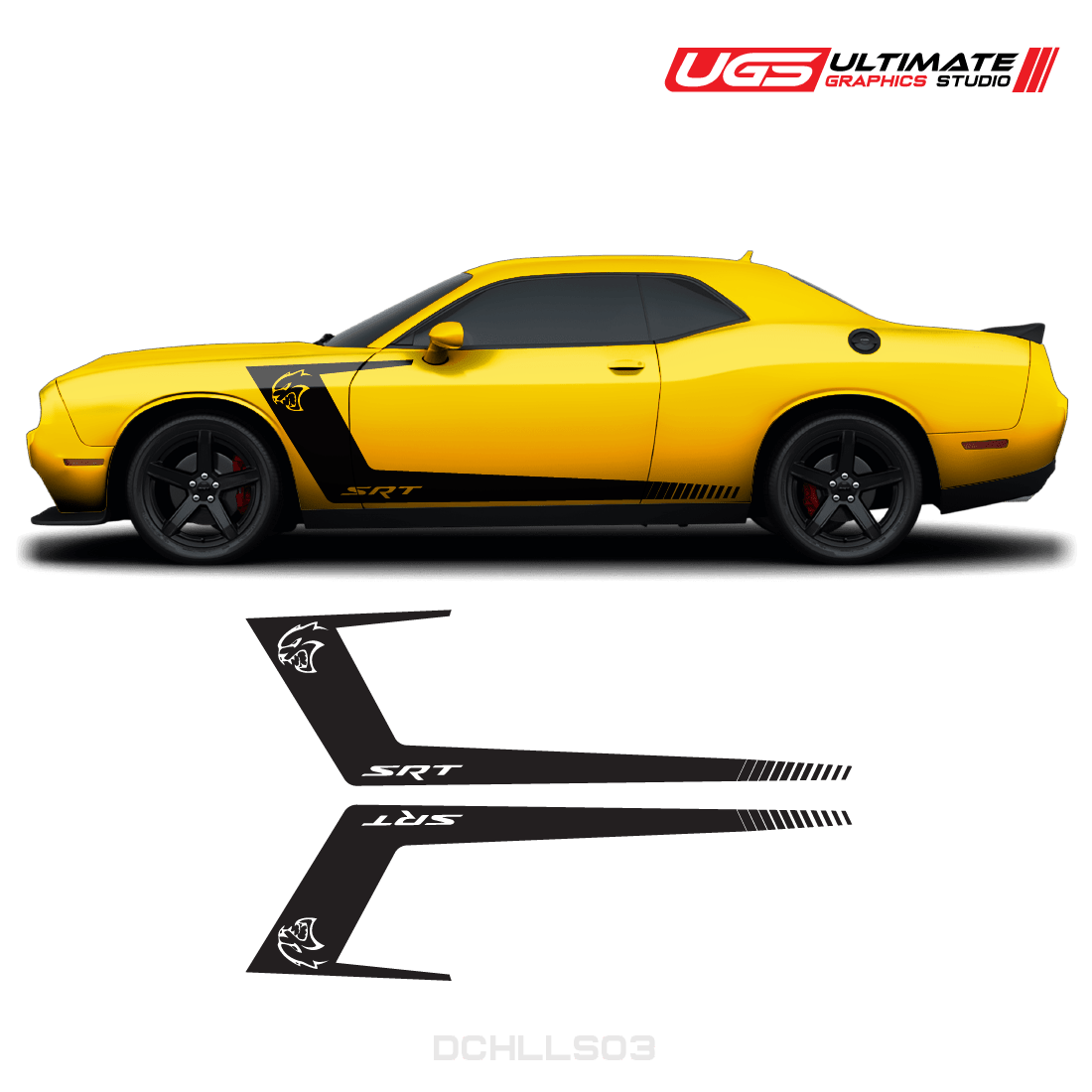 Dodge Challenger Side Graphics - Speedlogix