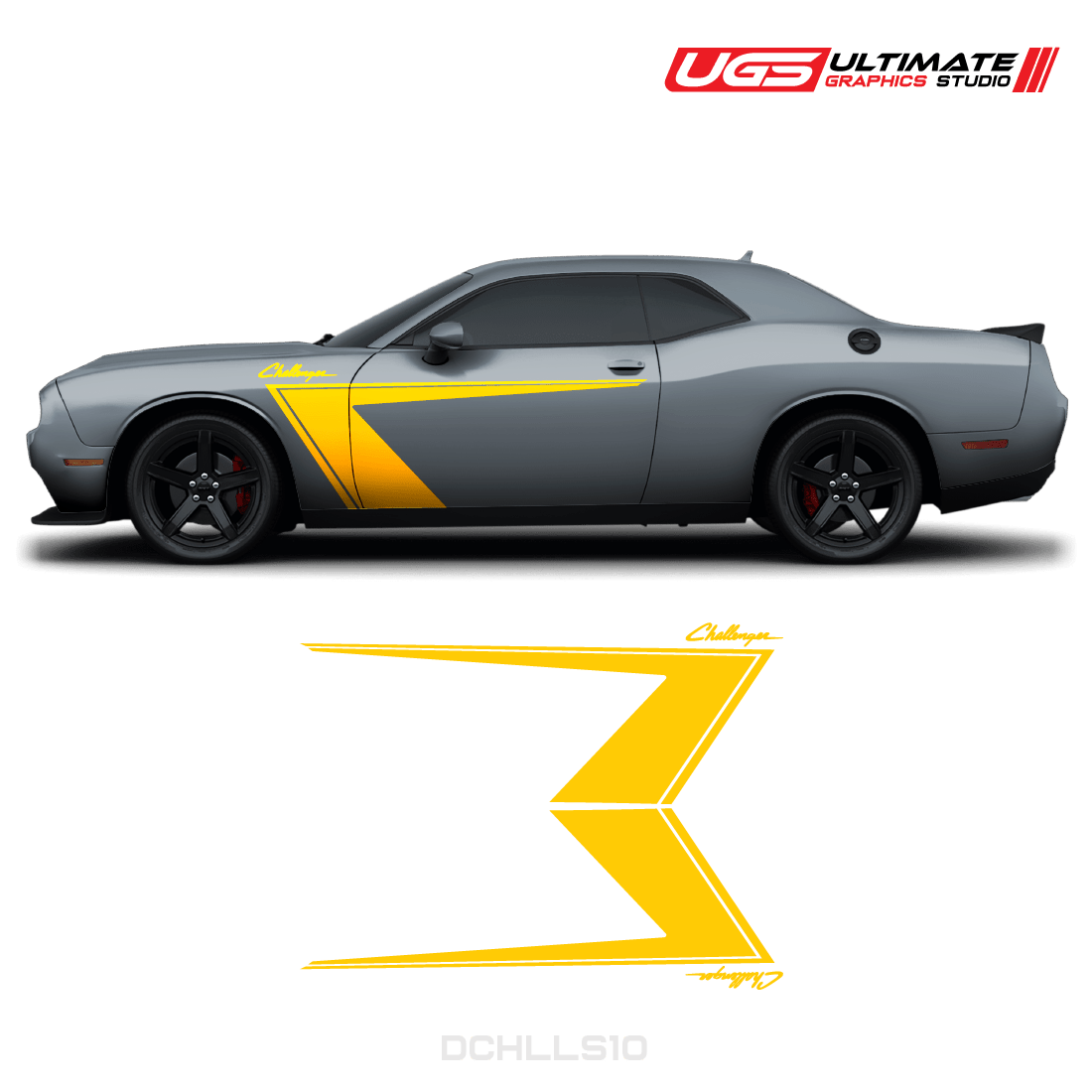 Dodge Challenger Side Graphics - Speedlogix
