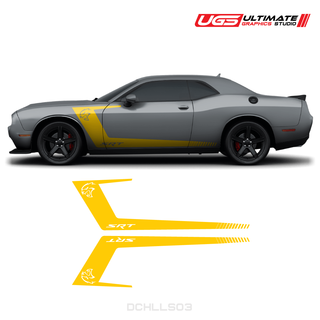 Dodge Challenger Side Graphics - Speedlogix
