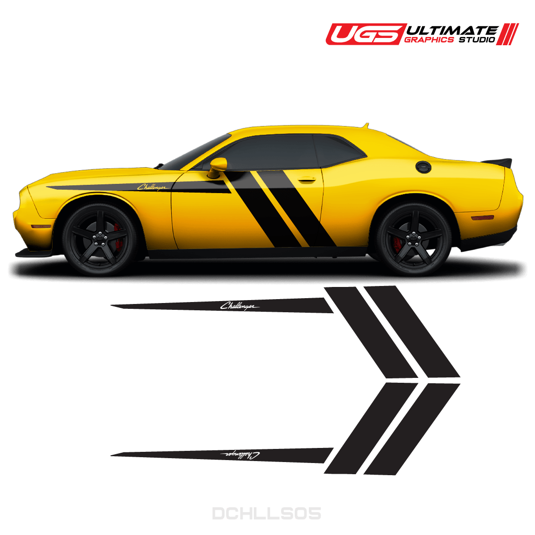 Dodge Challenger Side Graphics - Speedlogix