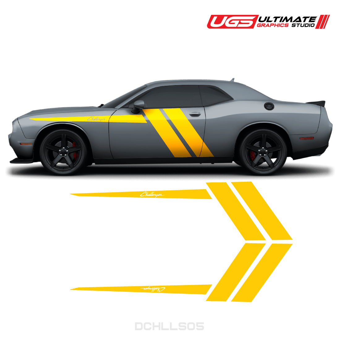 Dodge Challenger Side Graphics - Speedlogix