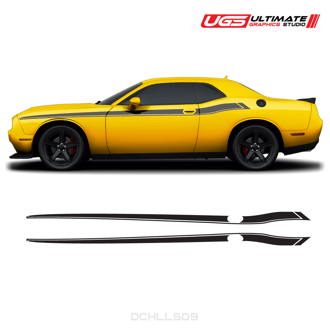 Dodge Challenger Side Graphics - Speedlogix