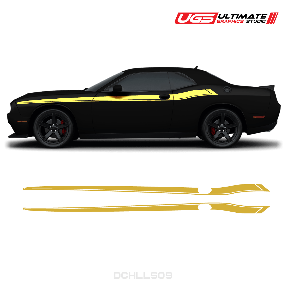 Dodge Challenger Side Graphics - Speedlogix