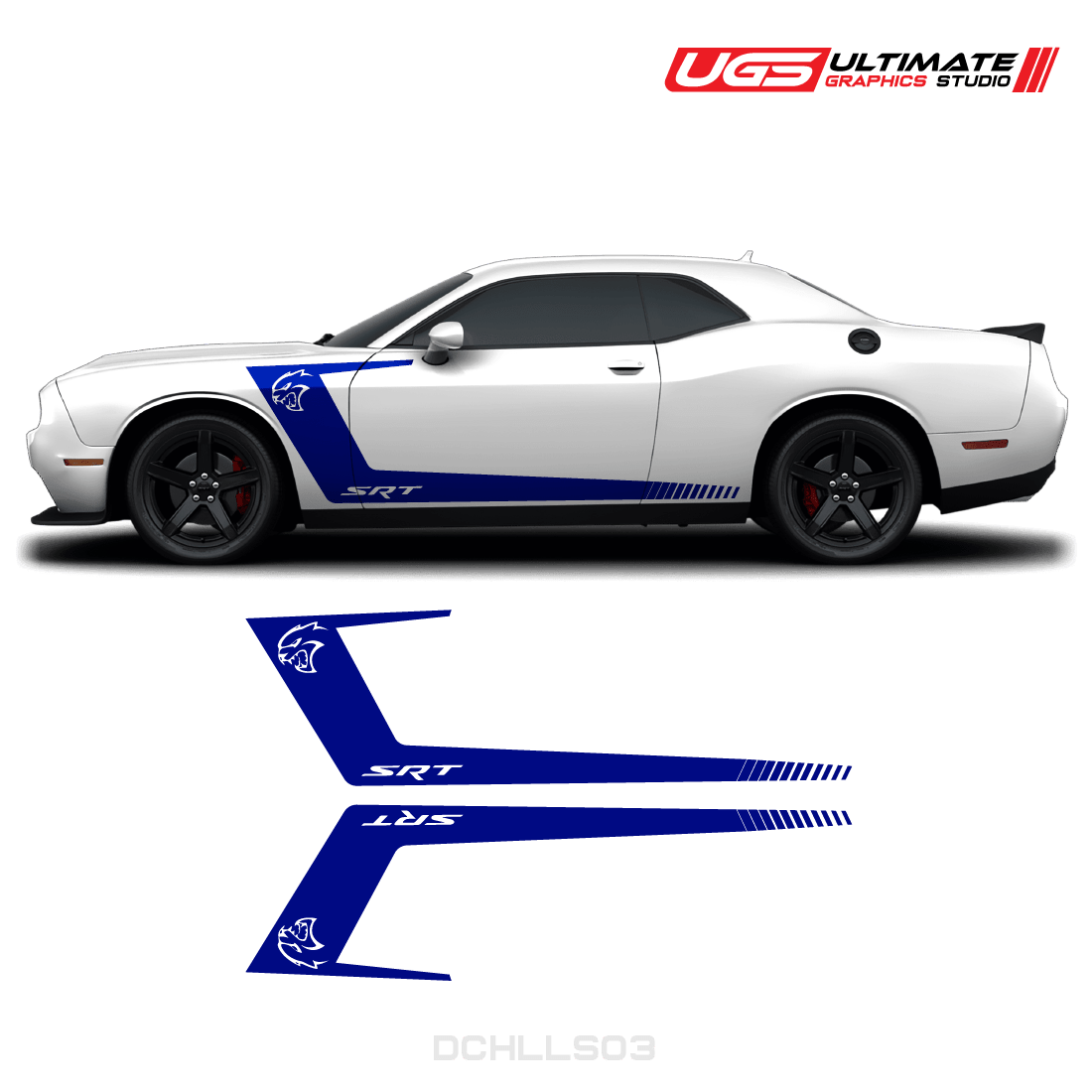 Dodge Challenger Side Graphics - Speedlogix