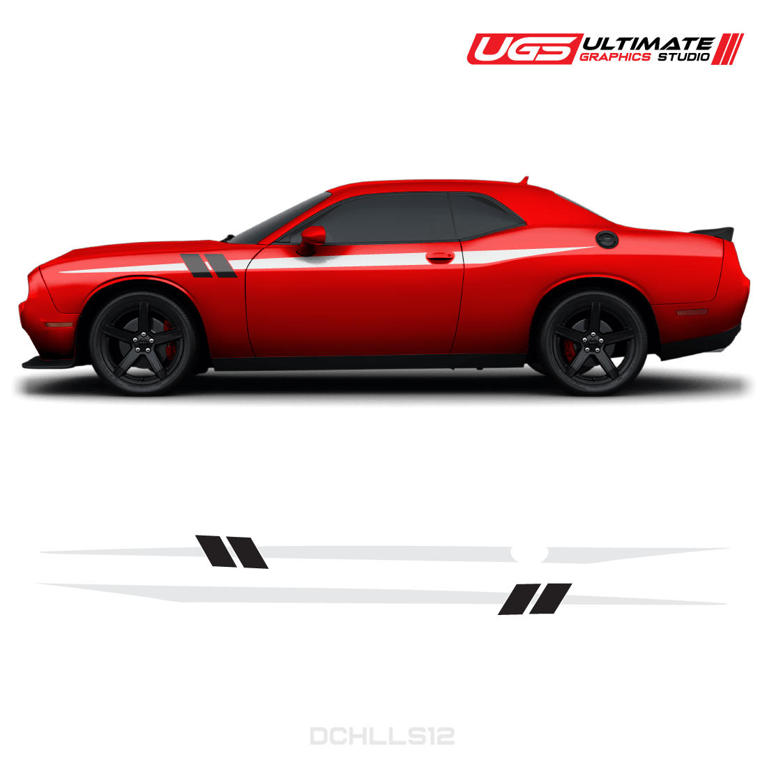 Dodge Challenger Side Graphics - Speedlogix