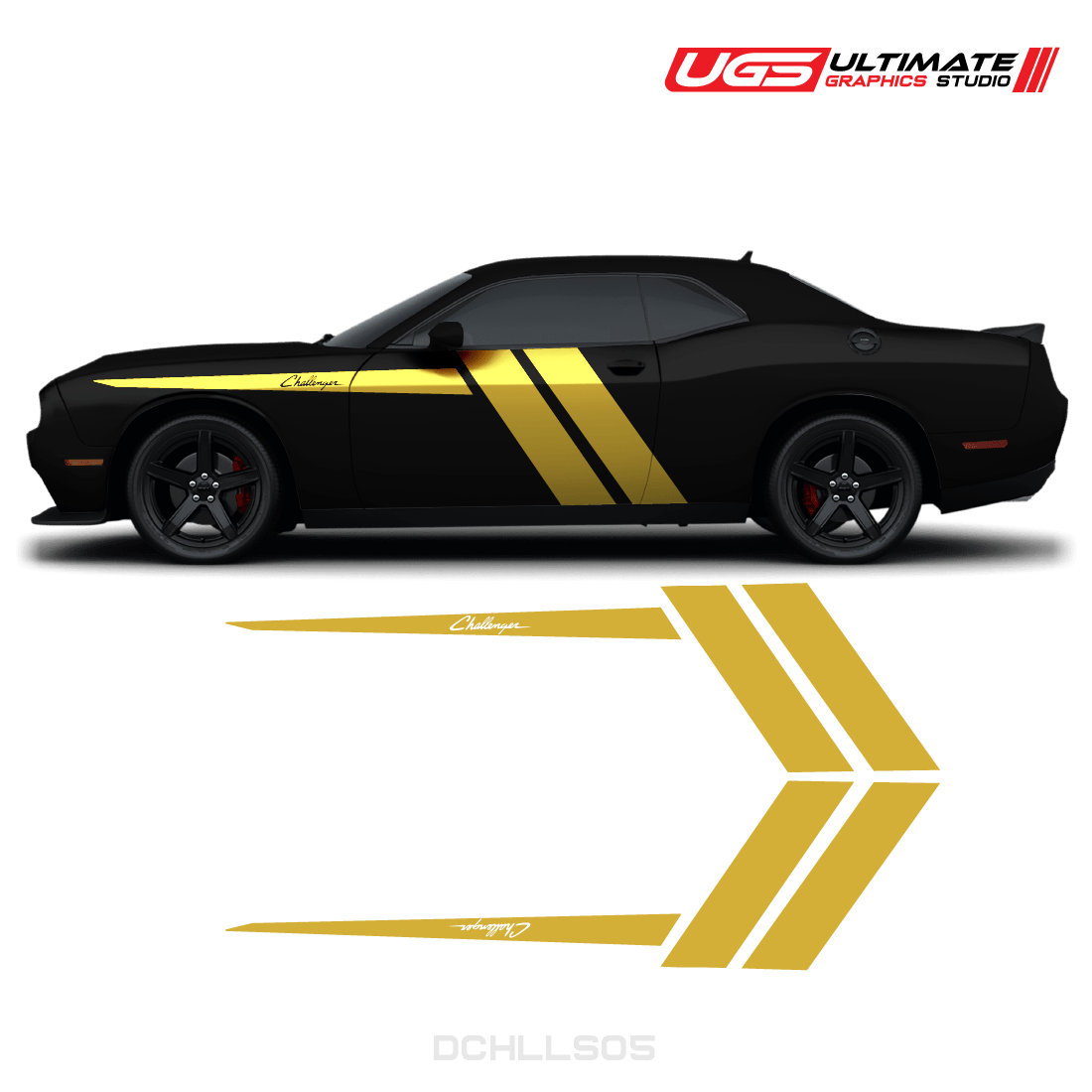Dodge Challenger Side Graphics - Speedlogix