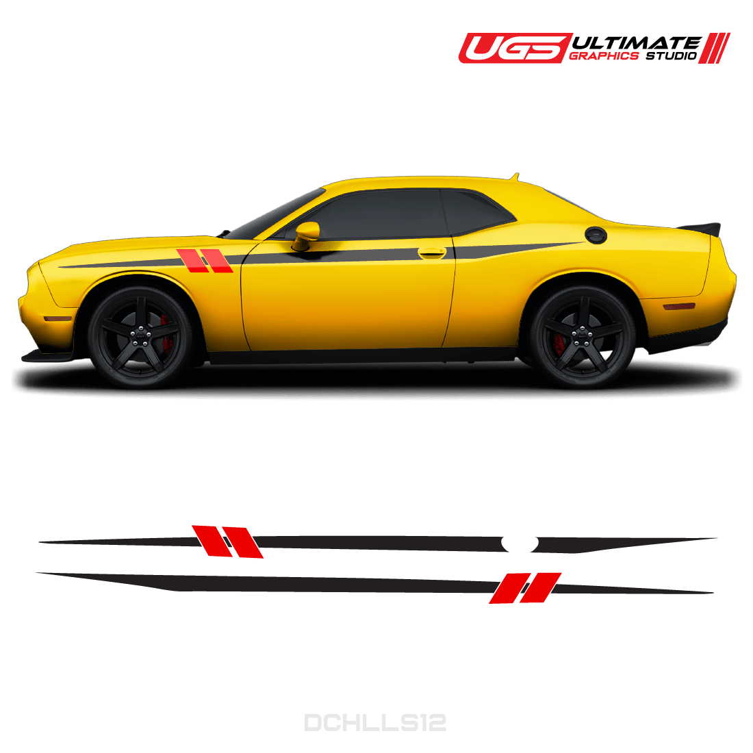 Dodge Challenger Side Graphics - Speedlogix
