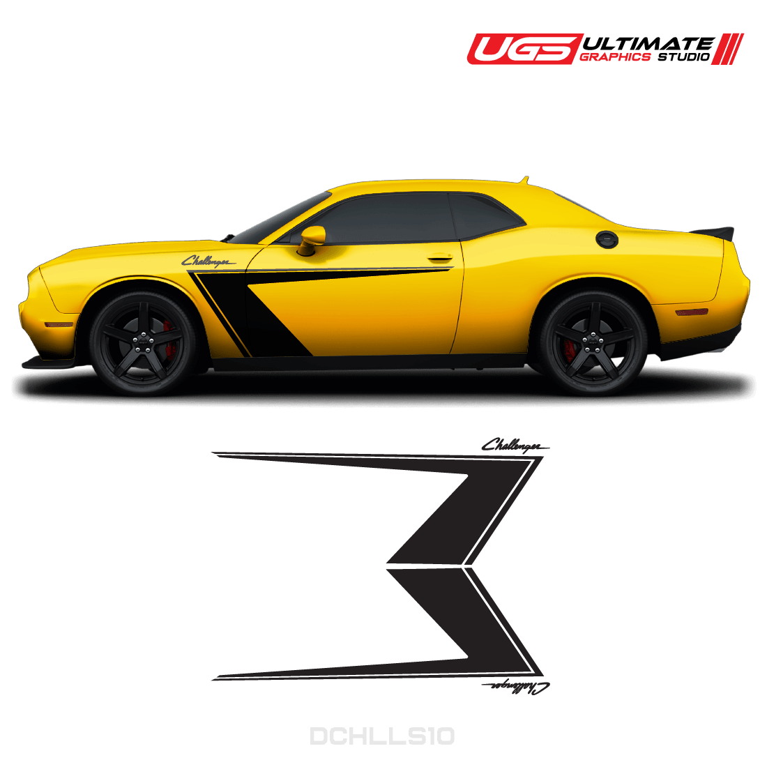 Dodge Challenger Side Graphics - Speedlogix