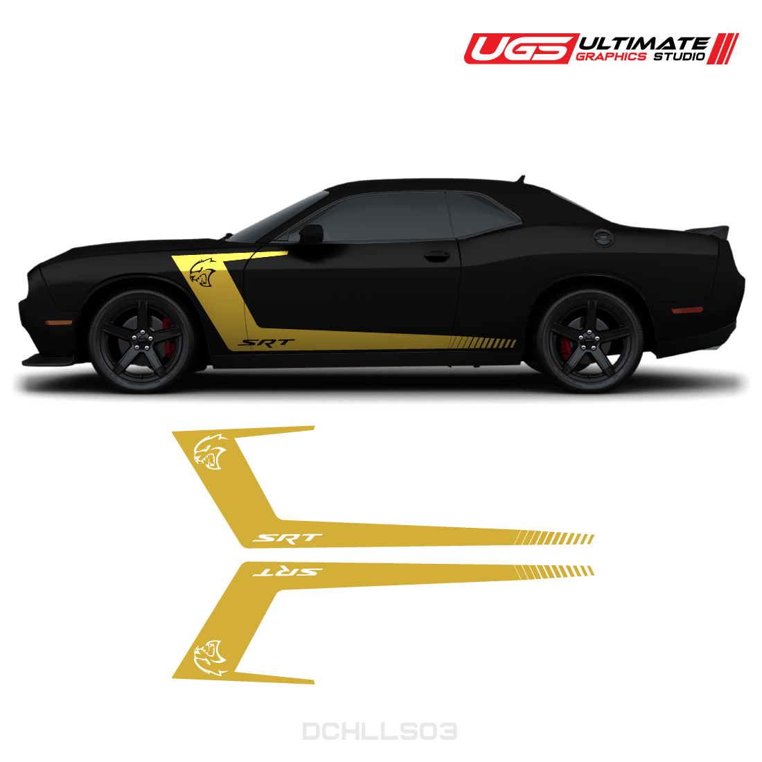 Dodge Challenger Side Graphics - Speedlogix