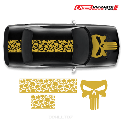 Dodge Challenger Top Skull Graphics - Speedlogix