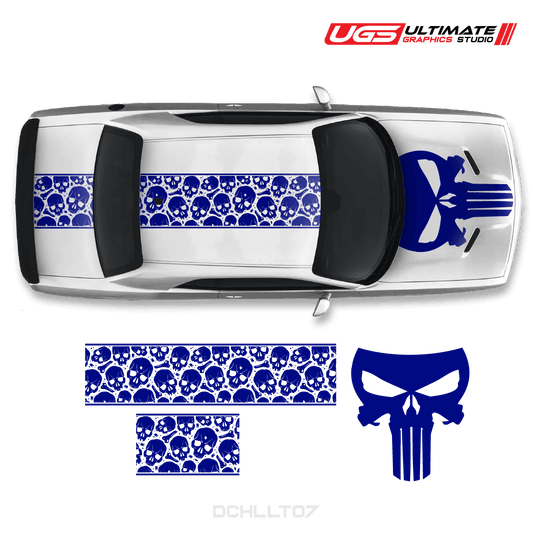 Dodge Challenger Top Skull Graphics - Speedlogix