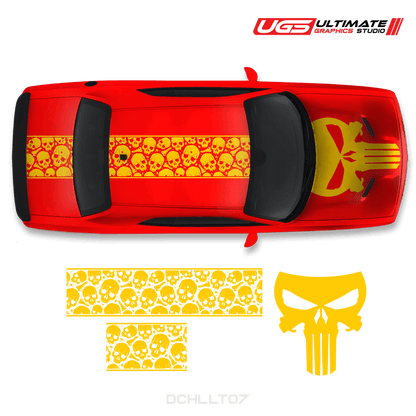 Dodge Challenger Top Skull Graphics - Speedlogix
