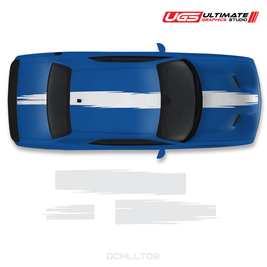Dodge Challenger Top splash Stripe - Speedlogix