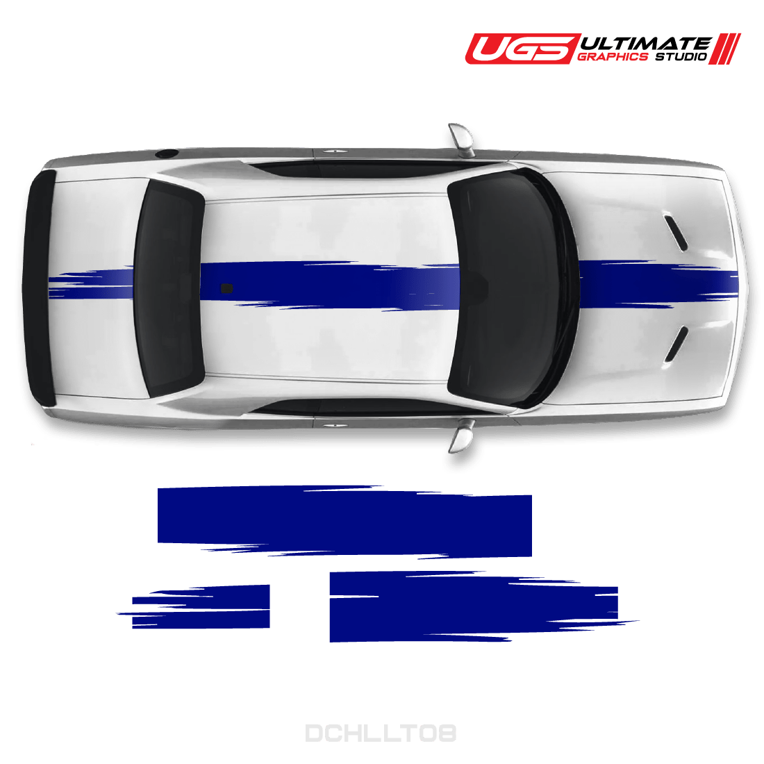 Dodge Challenger Top splash Stripe - Speedlogix