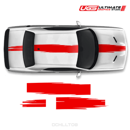 Dodge Challenger Top splash Stripe - Speedlogix