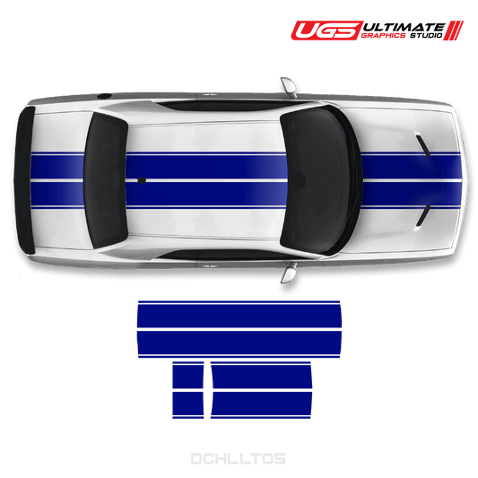 Dodge Challenger Top Wider Dual Graphics - Speedlogix