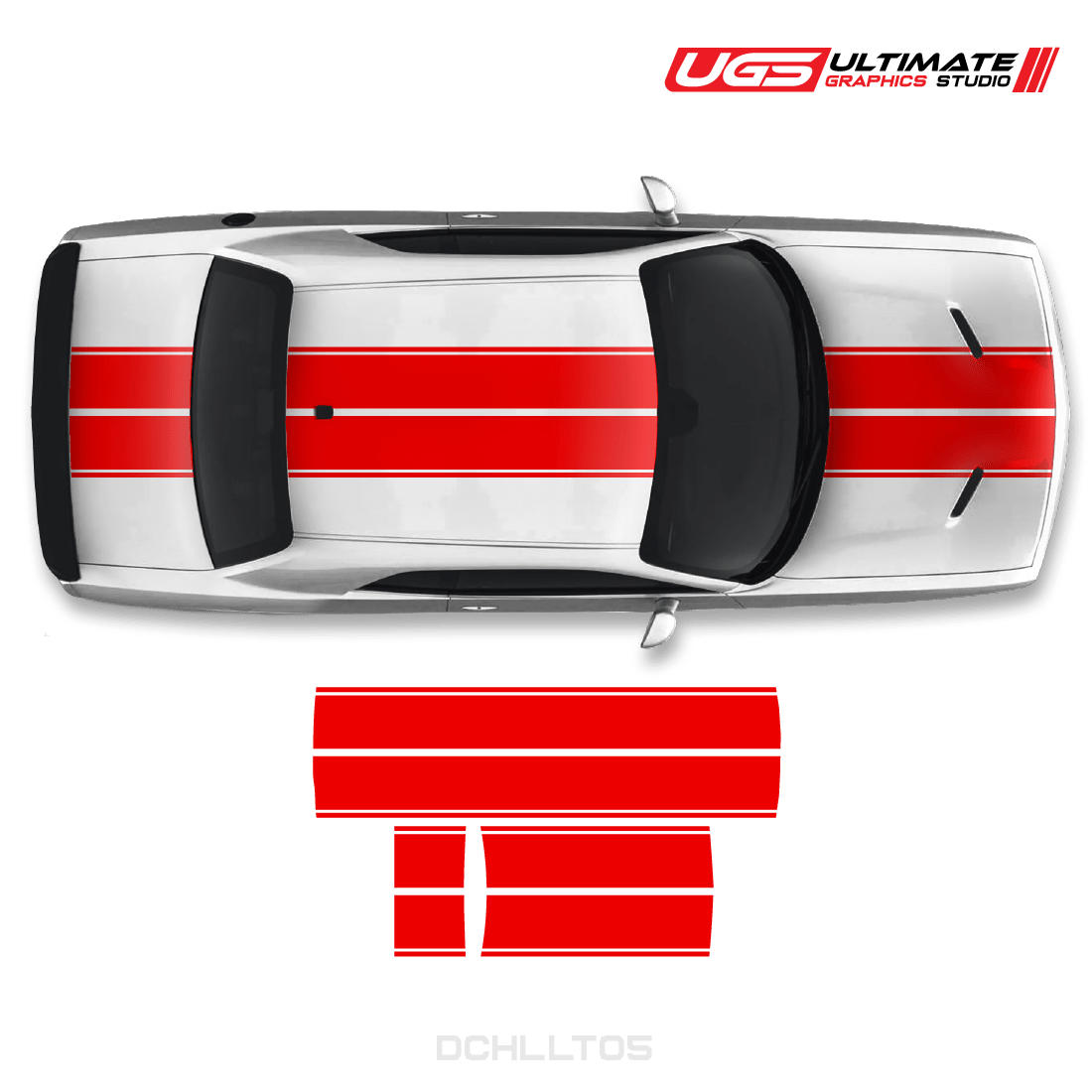 Dodge Challenger Top Wider Dual Graphics - Speedlogix