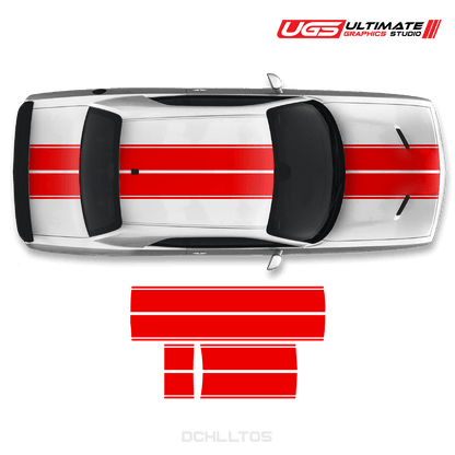 Dodge Challenger Top Wider Dual Graphics - Speedlogix