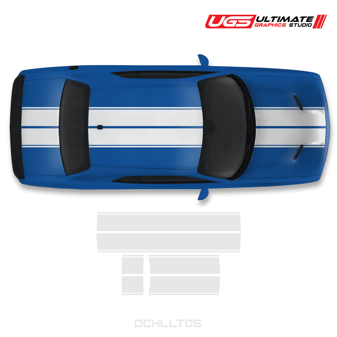 Dodge Challenger Top Wider Dual Graphics - Speedlogix