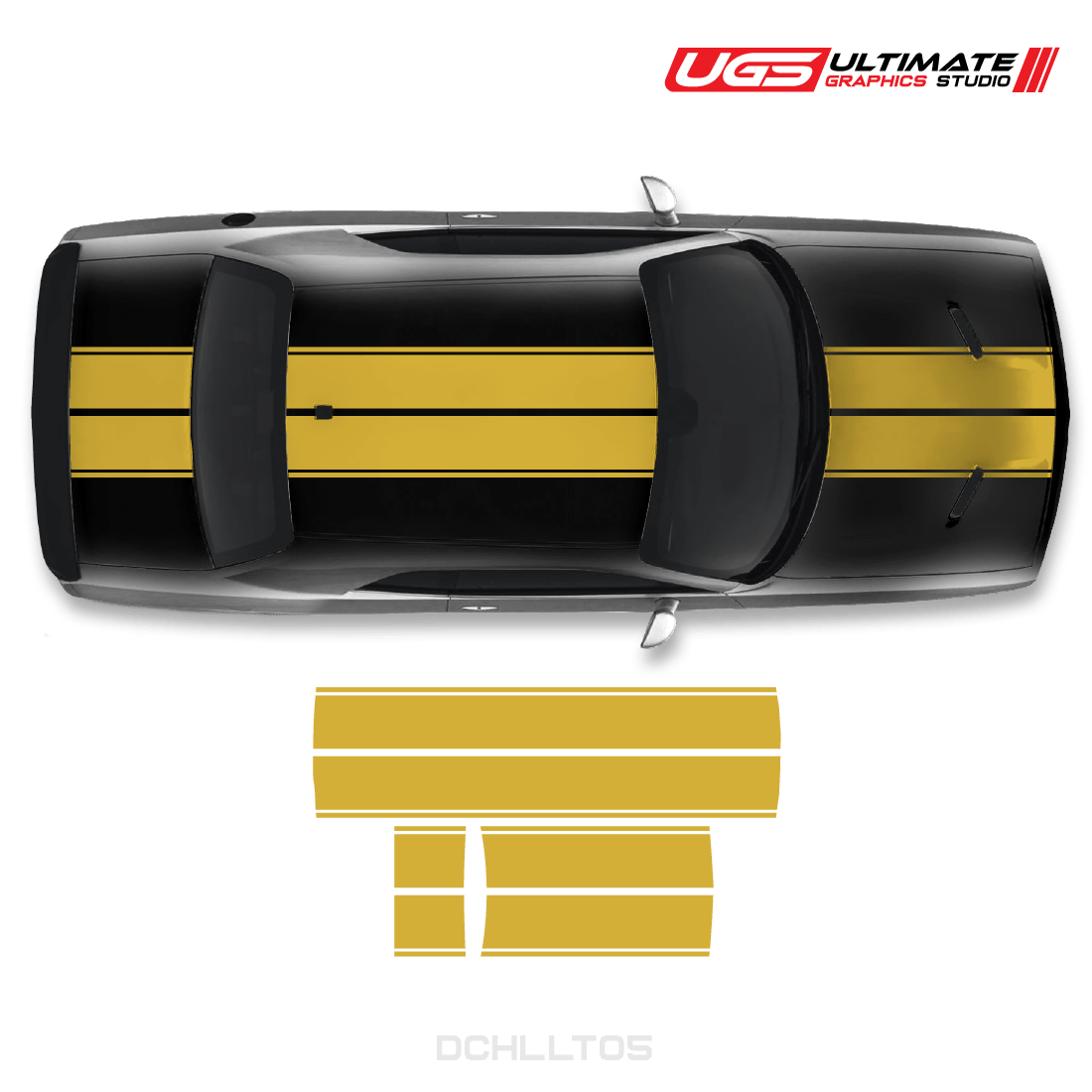 Dodge Challenger Top Wider Dual Graphics - Speedlogix