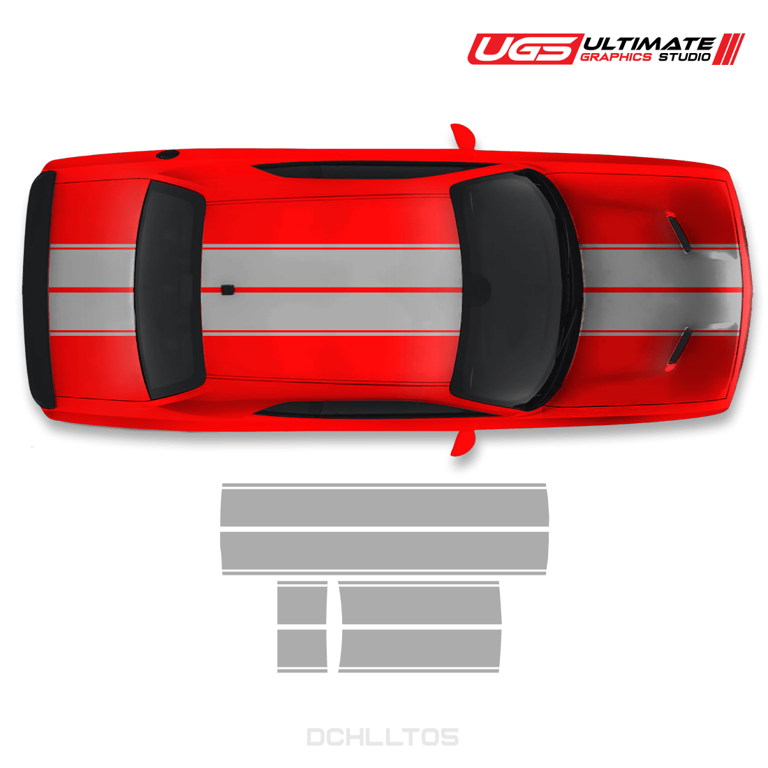 Dodge Challenger Top Wider Dual Graphics - Speedlogix