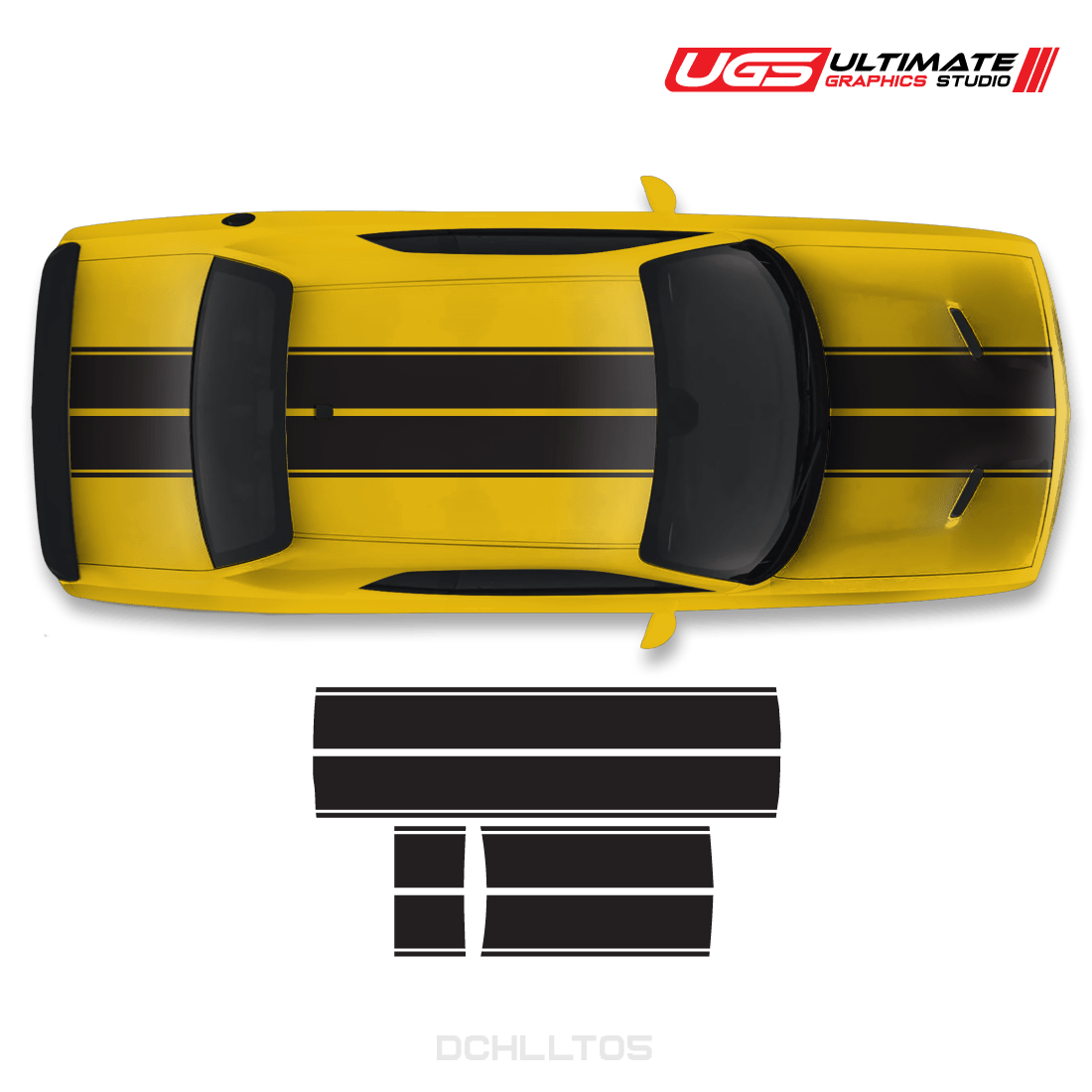 Dodge Challenger Top Wider Dual Graphics - Speedlogix