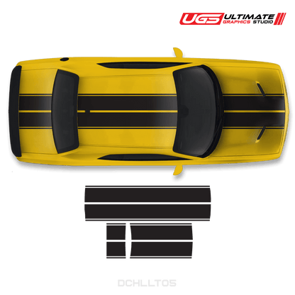 Dodge Challenger Top Wider Dual Graphics - Speedlogix