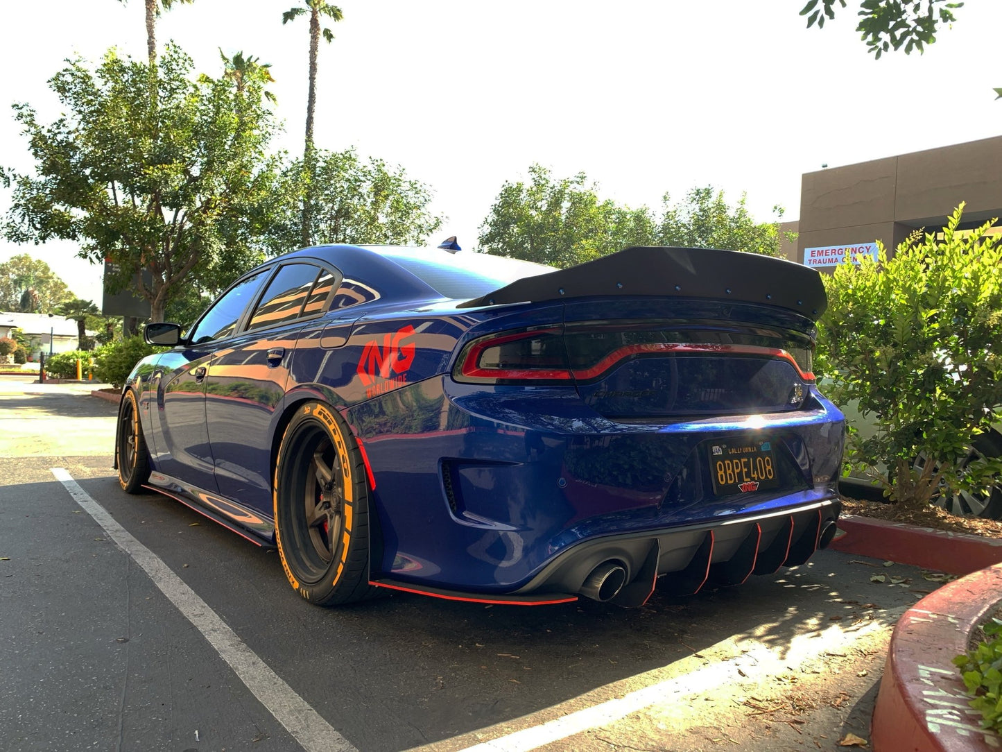 Dodge Charger Duckbill Design Wickerbill - Speedlogix