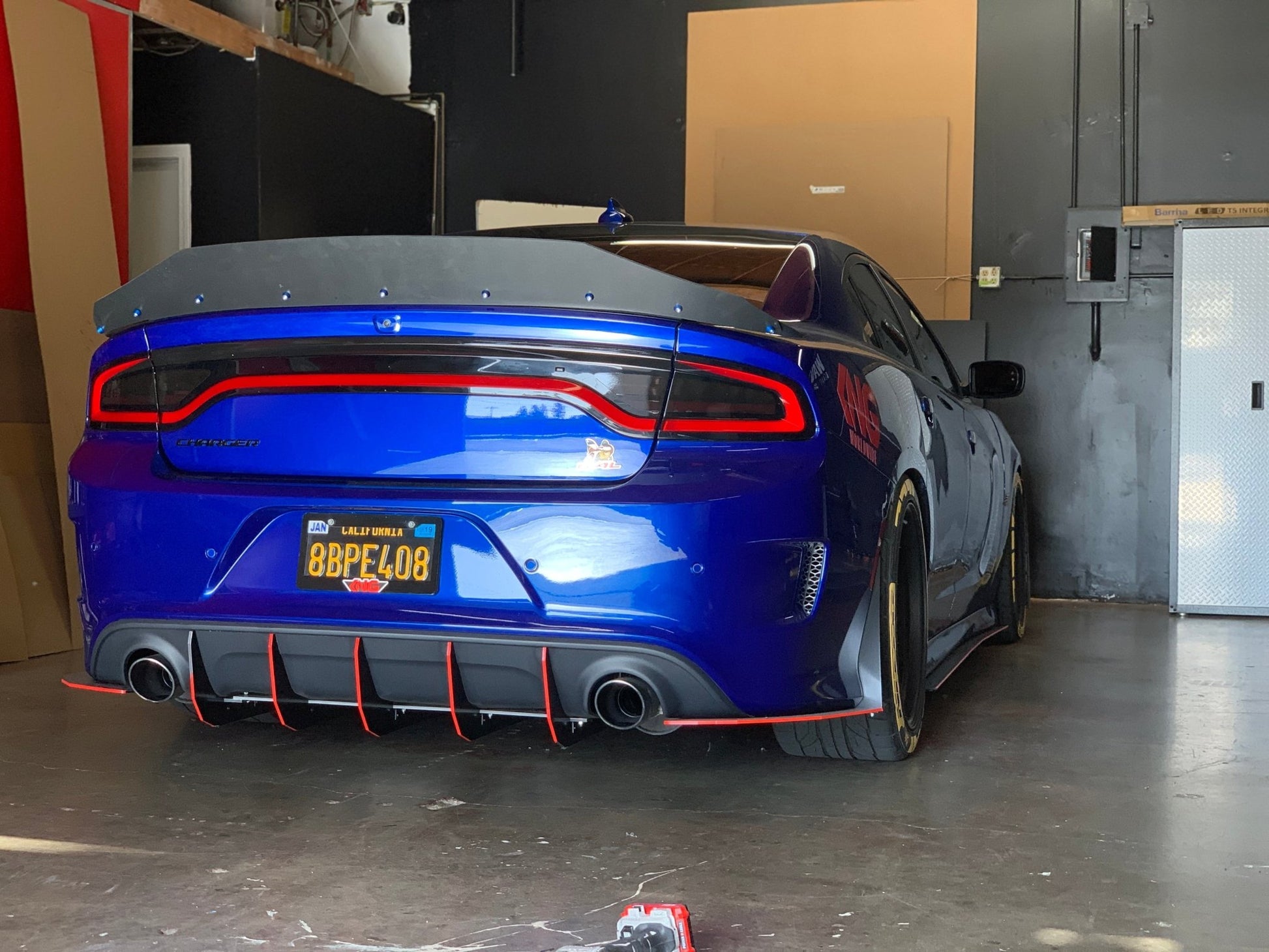 Dodge Charger Duckbill Design Wickerbill - Speedlogix