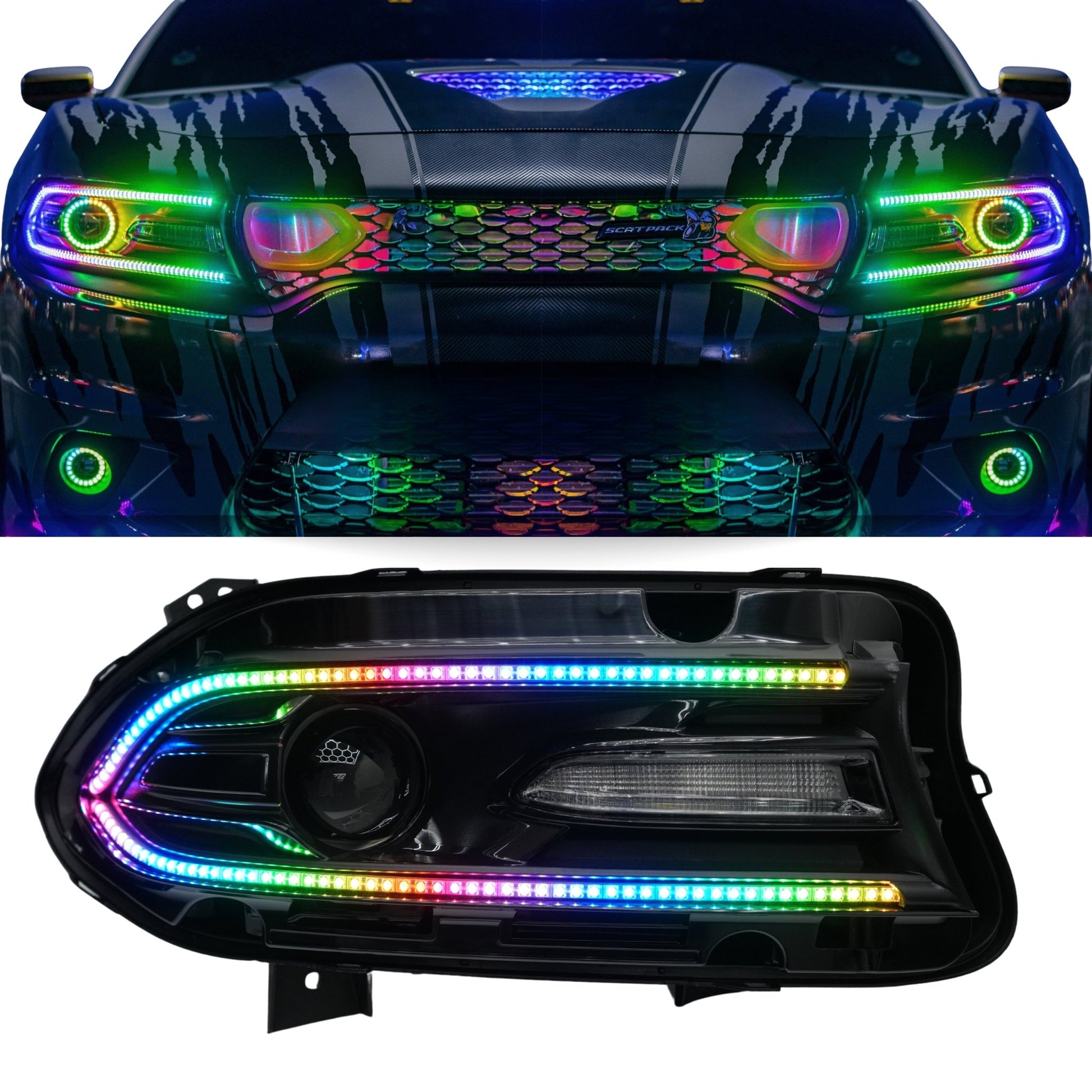 Dodge Charger Flow Series DRL Boards (2015 - 2023) - Speedlogix