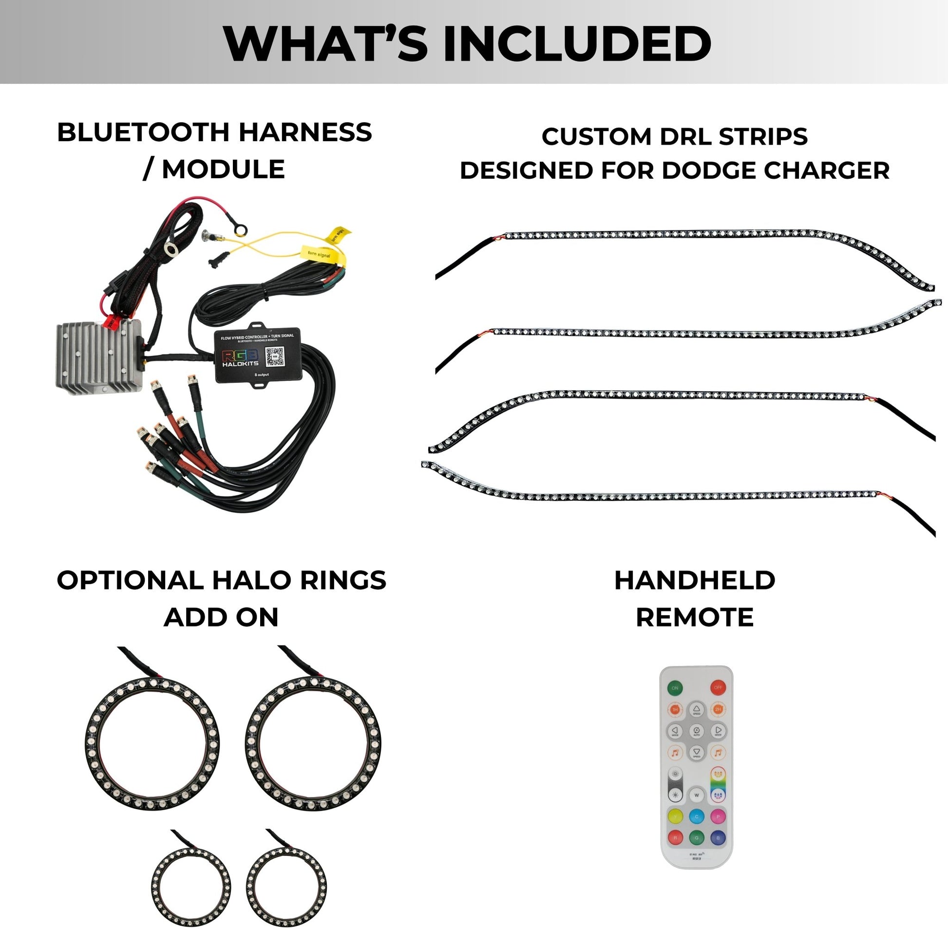 Dodge Charger Flow Series DRL Boards (2015 - 2023) - Speedlogix
