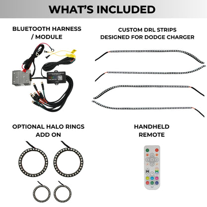 Dodge Charger Flow Series DRL Boards (2015 - 2023) - Speedlogix