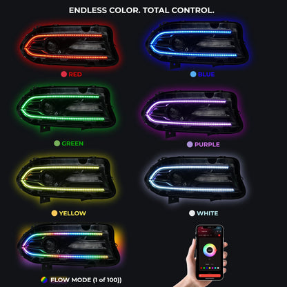Dodge Charger Flow Series DRL Boards (2015 - 2023) - Speedlogix