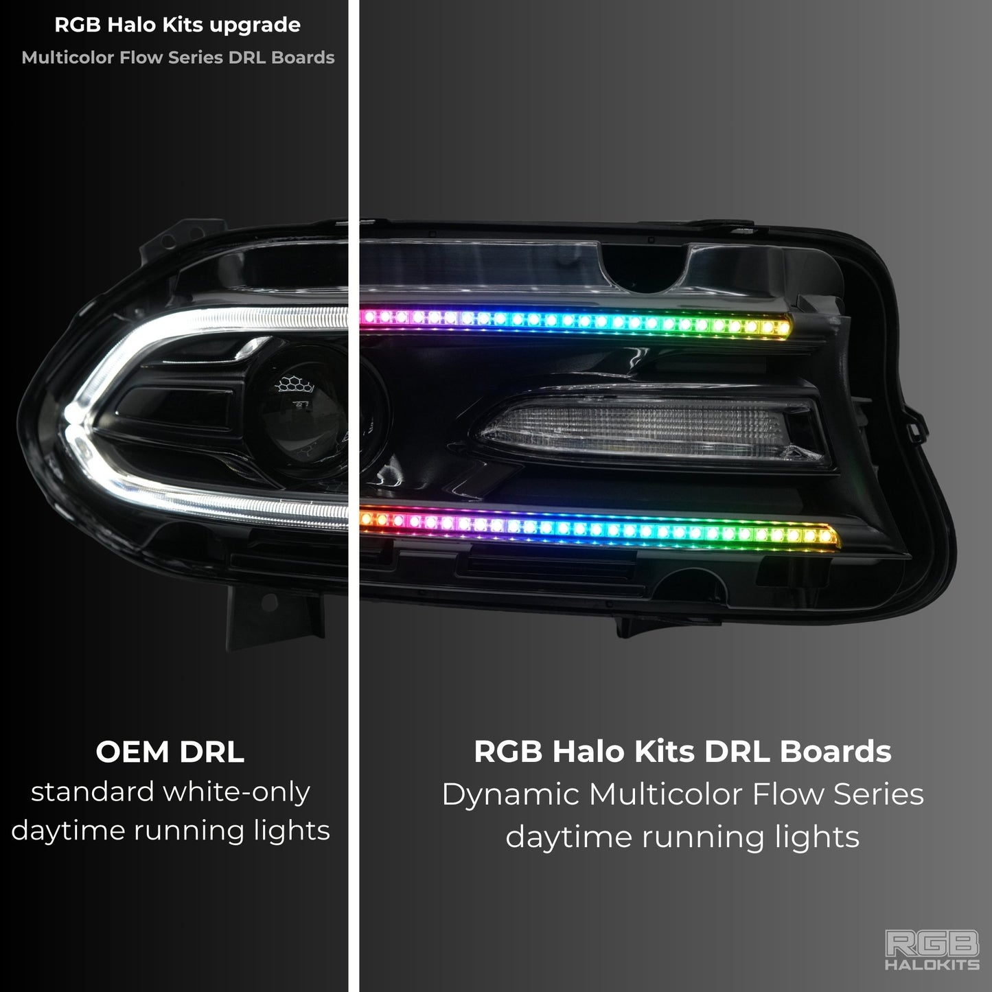 Dodge Charger Flow Series DRL Boards (2015 - 2023) - Speedlogix