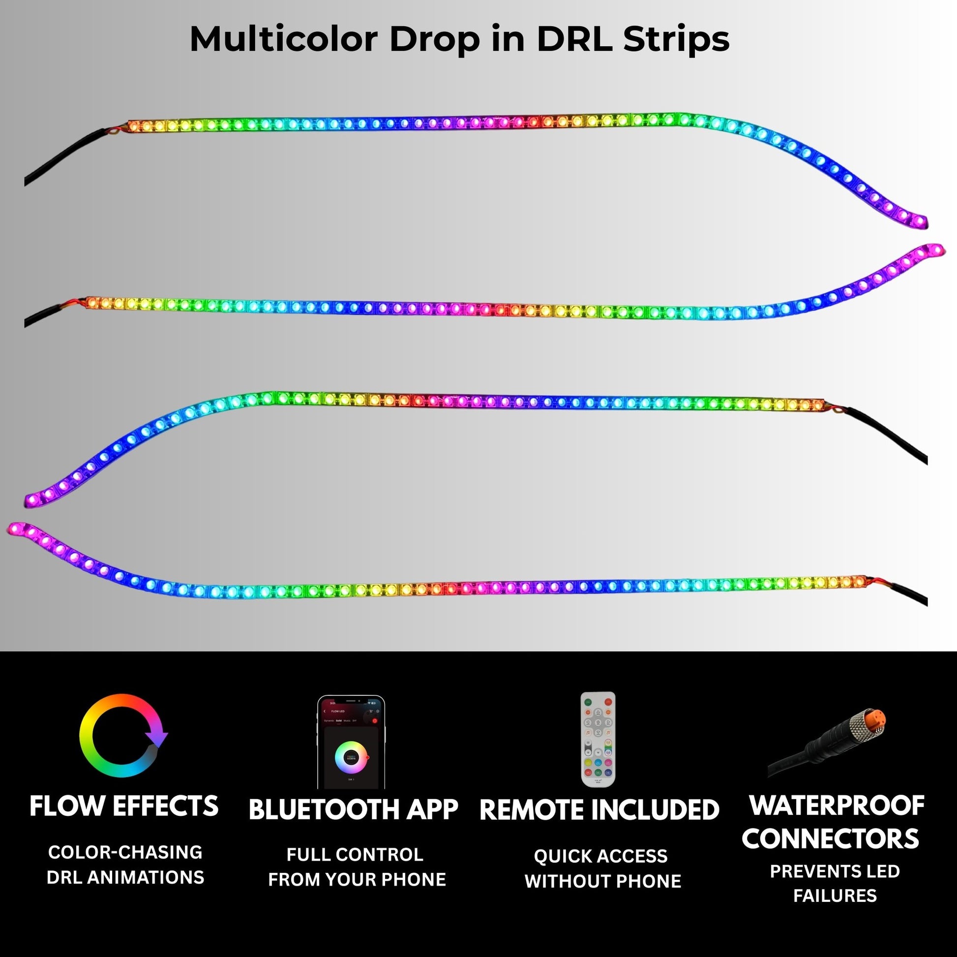 Dodge Charger Flow Series DRL Boards (2015 - 2023) - Speedlogix