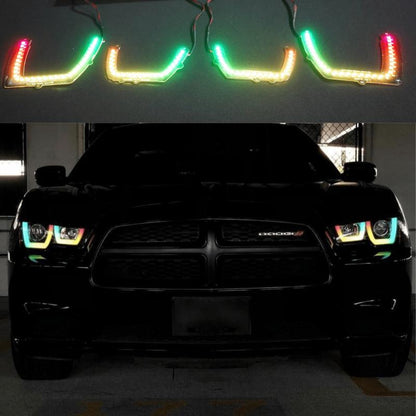 Dodge Charger Flow Series DRL Boards (for 2011 - 2014 Spec - D Headlights) - Speedlogix