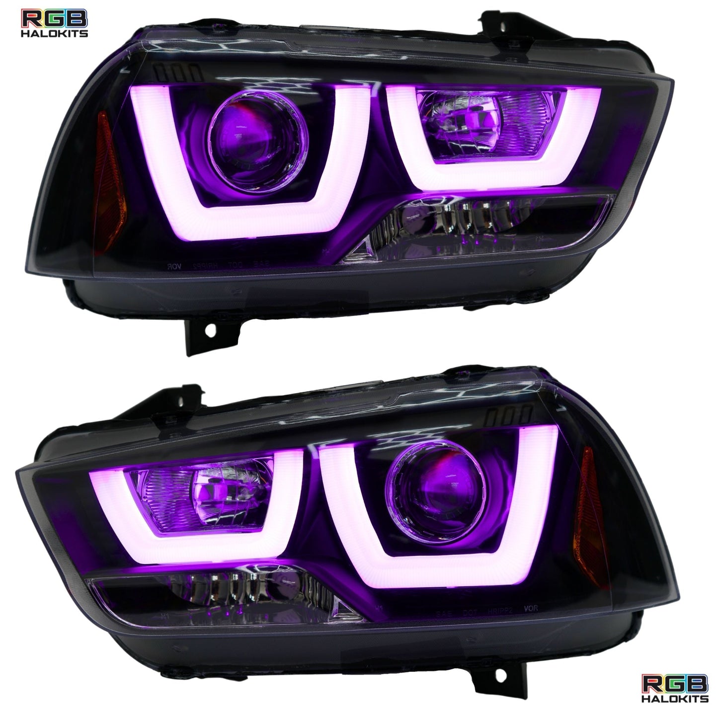 Dodge Charger Flow Series DRL Boards (for 2011 - 2014 Spec - D Headlights) - Speedlogix