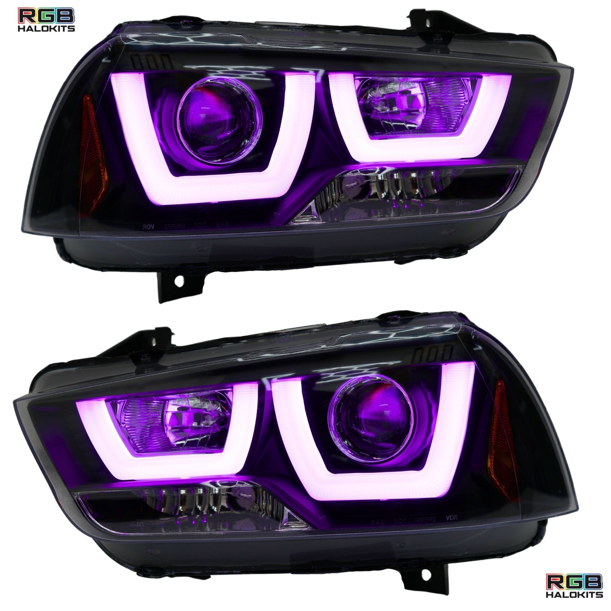 Dodge Charger Flow Series DRL Boards (for 2011 - 2014 Spec - D Headlights) - Speedlogix