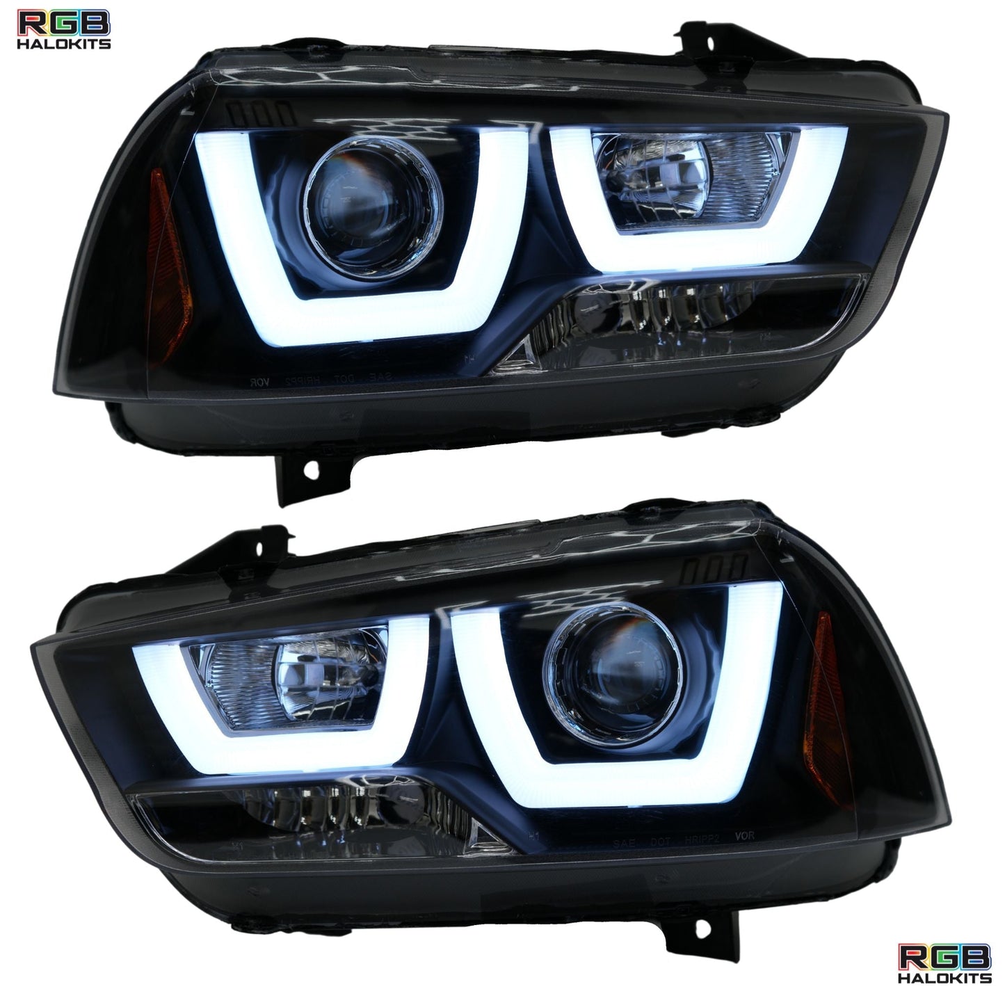 Dodge Charger Flow Series DRL Boards (for 2011 - 2014 Spec - D Headlights) - Speedlogix